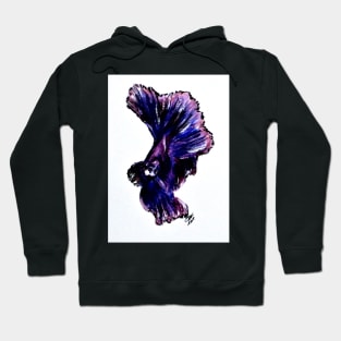 Art Doodle No. 35 Betta Fish Hoodie